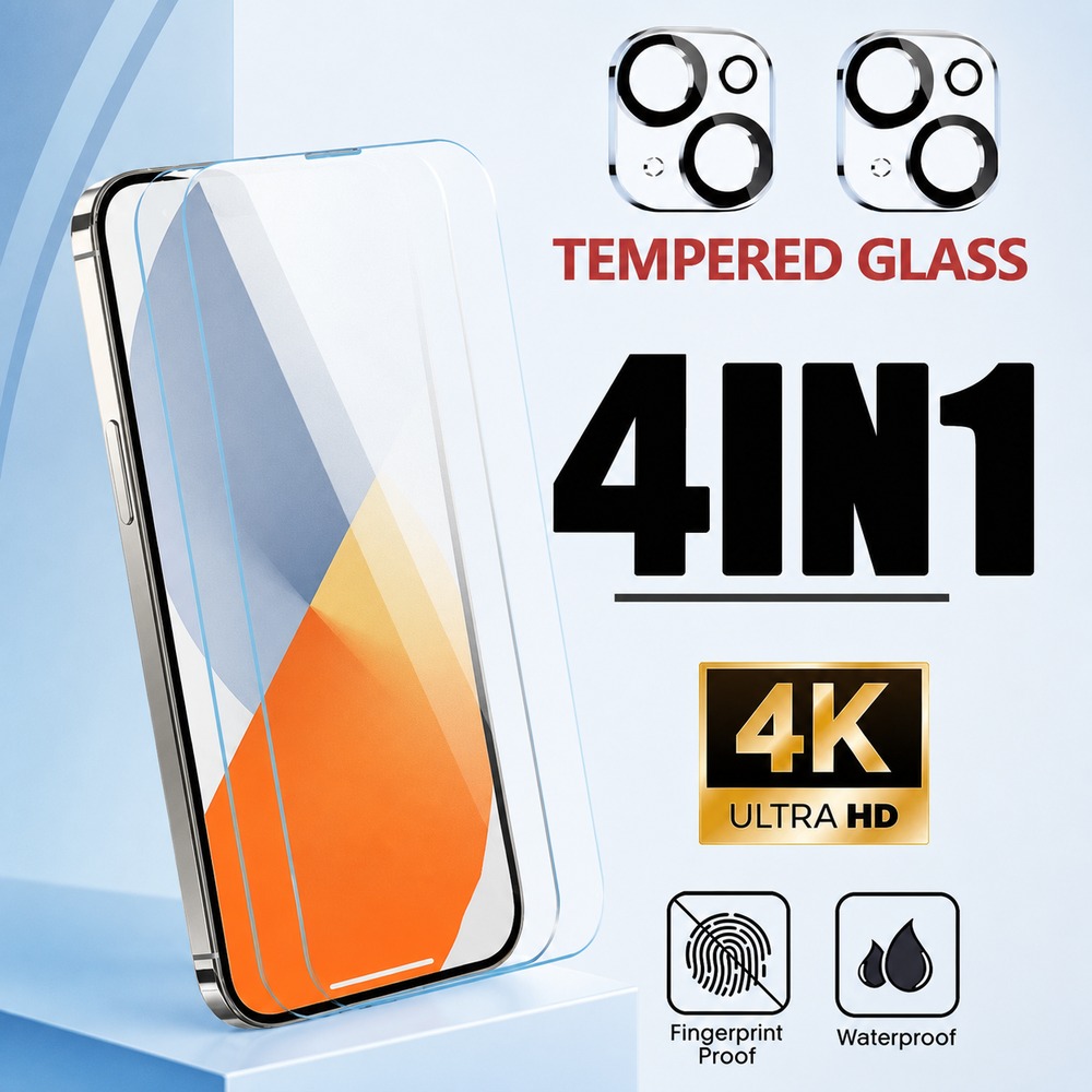 Realme Gt 6 - 2+2 piezas de vidrio templado para