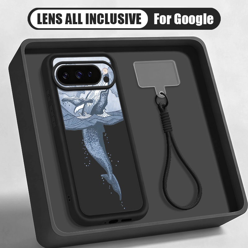 Google Pixel 9 - Funda con correa para la muñeca