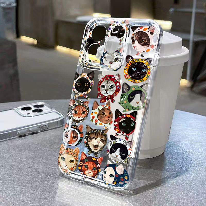 Samsung Galaxy A55 - Funda Transparente para Teléfono con Diseño