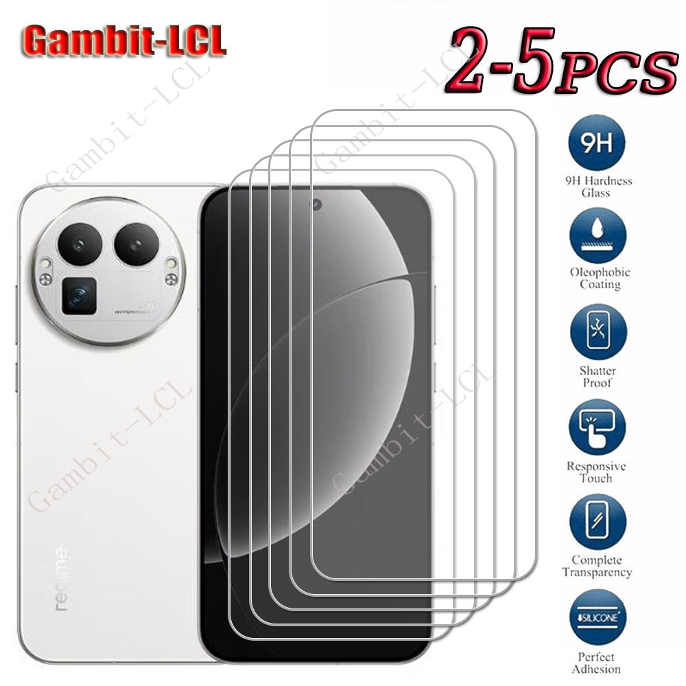 2-5 uds 9H HD vidrio templado  - Realme Gt 6 reseña y precio